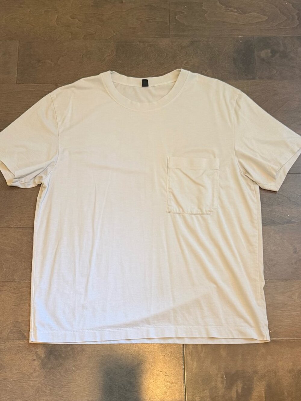 Lululemon White Oversized Fundamental Pocket T-Shirt (S)